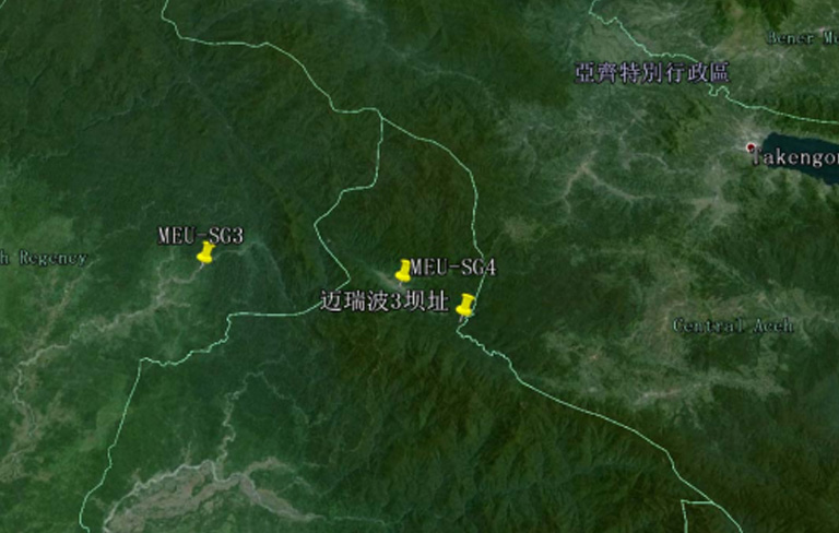 印尼曼若博3水電站:項目總裝機100MW，年發電5.5億Kwh